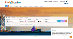 Desktop Screenshot of dailytravel.com